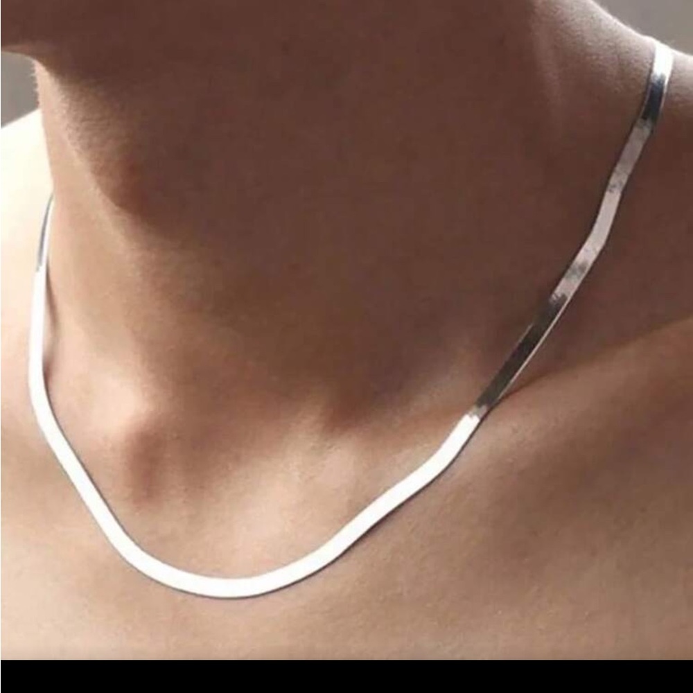 925 Sterling Silver Plated
Necklace For Women MEN 
Luxury Jewelry for Gifts